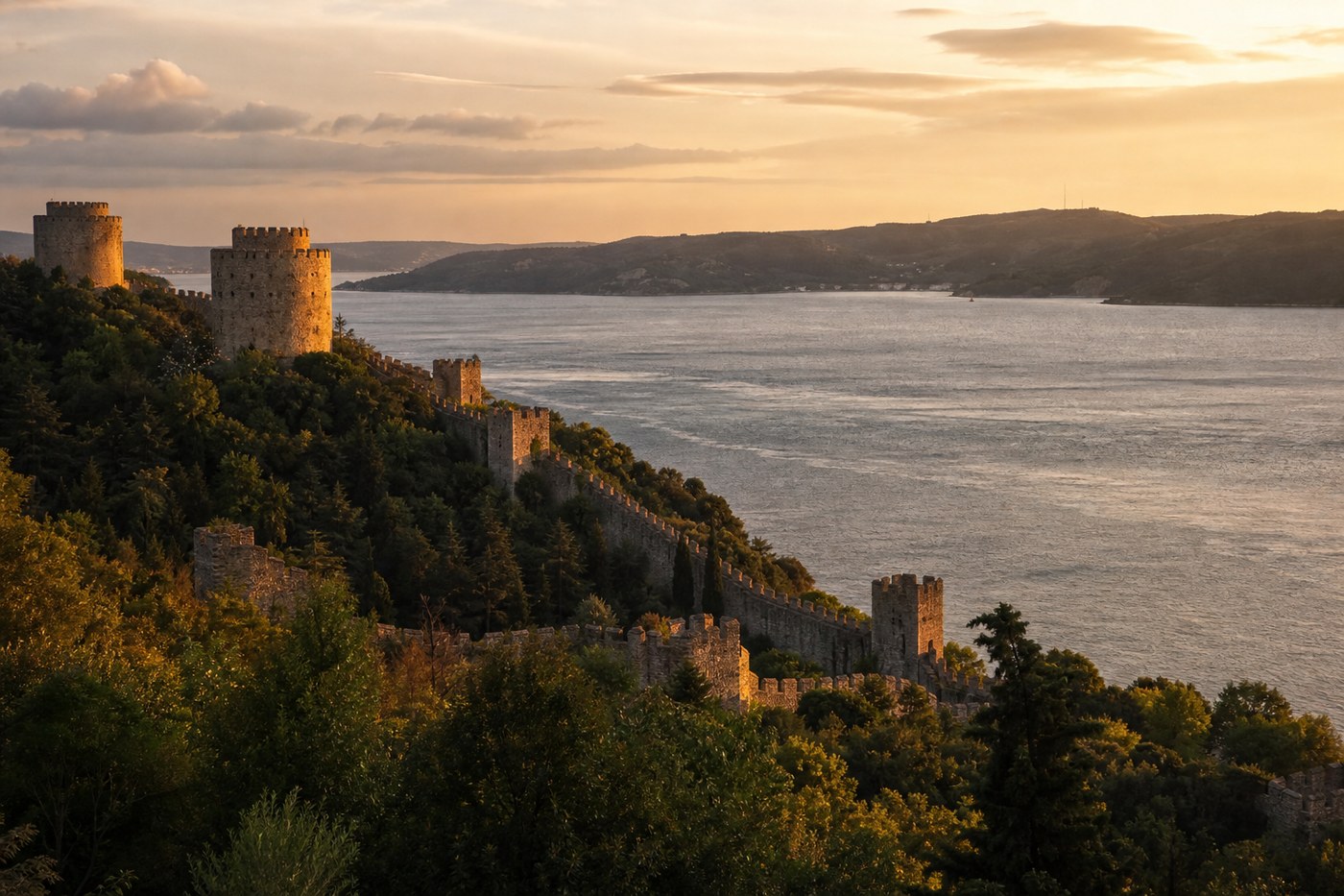 Çanakkale Boğazı manzarası